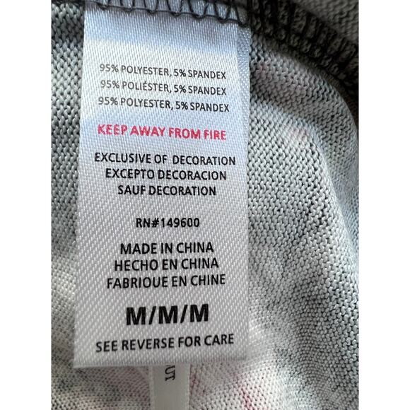 FLORA NIKROOZ JENNA PRINTED COZY SWEATER-KNIT PAJAMAS FLORAL GRAY PINK MEDIUM - Picture 10 of 11